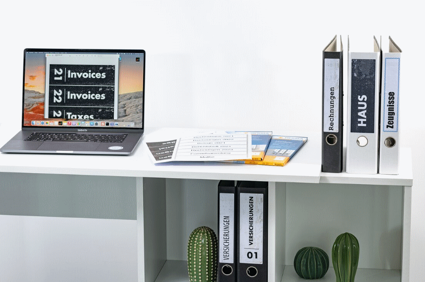 Créer soi-même des étiquettes de dossiers