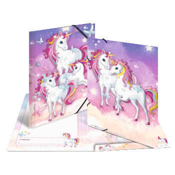 Dossier de collecte pour la maternelle motif licorne