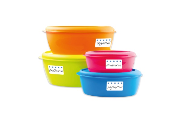 Étiquettes de congélation sur Tupperware