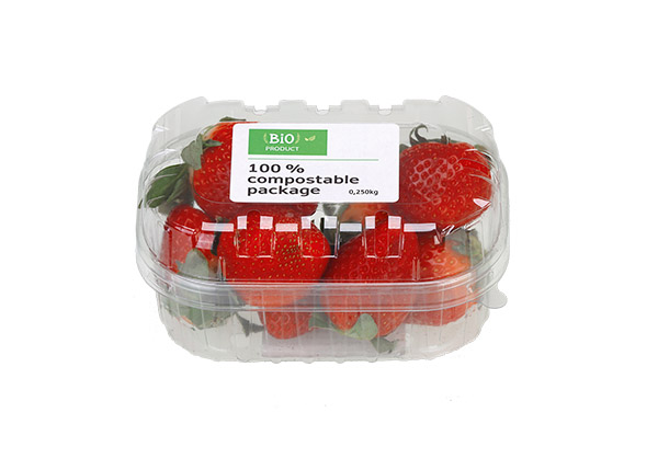 [Translate to Français:] Étiquetage des fruits et légumes dans des récipients en plastique