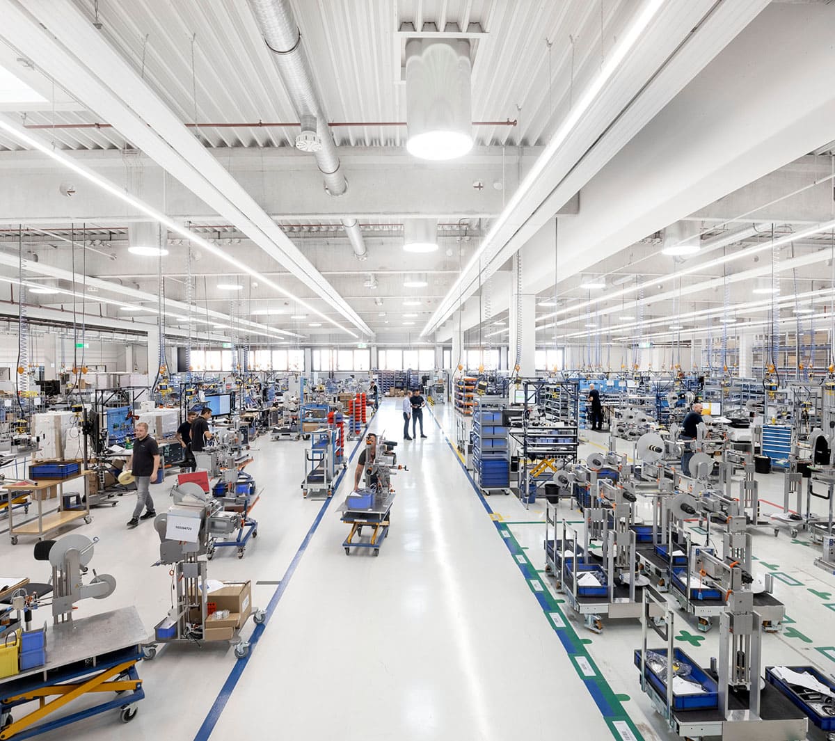 [Translate to Français:] HERMA labeling machines production in Filderstadt