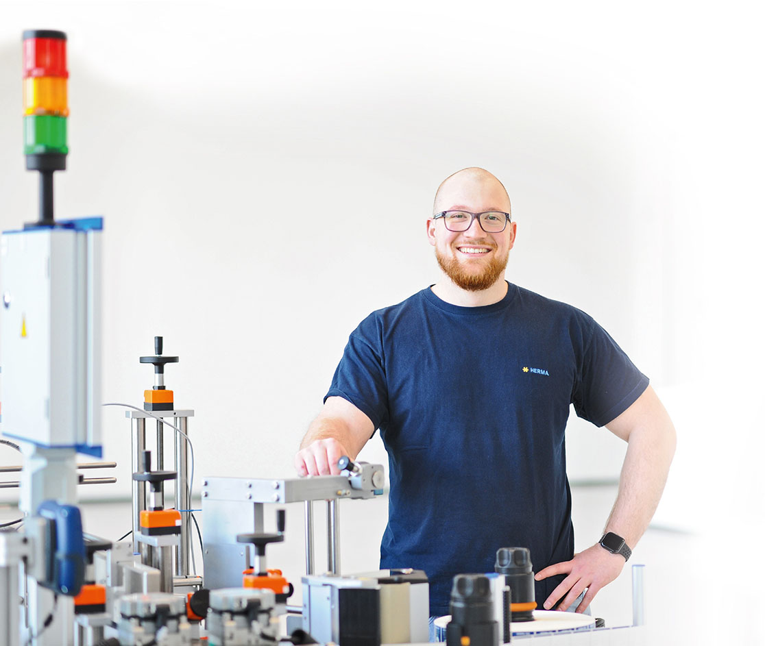 [Translate to Français:] Kompetente Beratung für alle HERMA Technologien