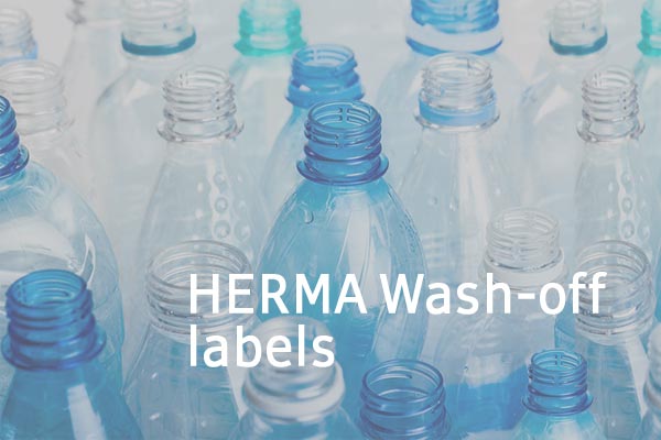 Étiquettes à décoller HERMA, texte en anglais