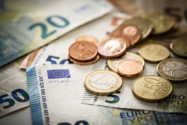 Icon options de paiement, pièces et billets