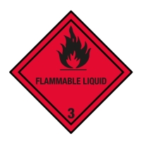 Étiquettes de substances dangereuses et de marchandises dangereuses : Étiquettes de danger Classe 3