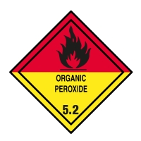 Étiquettes de substances dangereuses et de marchandises dangereuses : Étiquettes de danger Classe 5.2