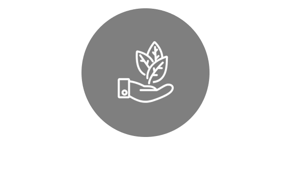 HERMA InNo-Liner : Icône Avantages écologiques HERMA InNo-Liner, gris
