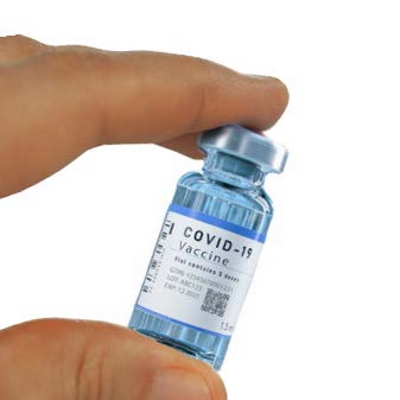 Étiquettes laser UV : étiquette de marquage sur flacon de vaccin