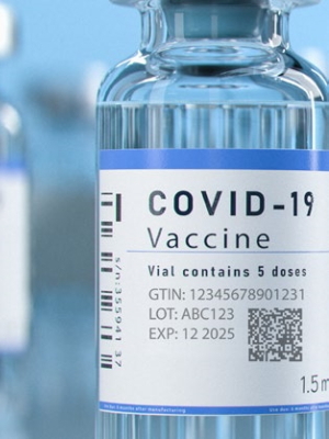 Étiquettes laser UV : étiquette de marquage sur les flacons de vaccin
