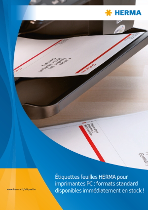 Téléchargement de prospectus : Page de couverture du prospectus Étiquettes de feuille, français
