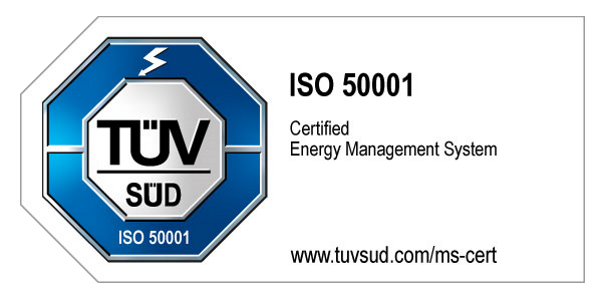 TÜV Logo ISO 50001, anglais