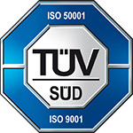 TÜV Logo ISO 5001 et ISO 9001