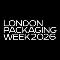 London Packaging Week 2026" en lettres blanches sur fond noir.