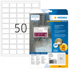 HERMA SPECIAL A4 Étiquettes résistantes blanches