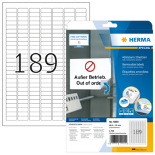 HERMA SPECIAL A4 Étiquettes amovibles