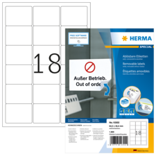HERMA SPECIAL A4 Étiquettes amovibles
