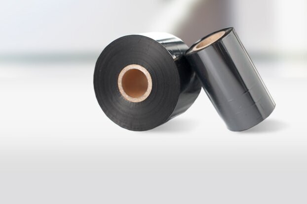 Plusieurs bandes de transfert thermique noires (bandes TT), format paysage