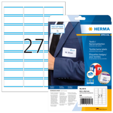 HERMA SPECIAL A4 Étiquettes badges/pour textiles