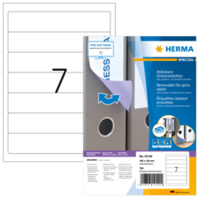 HERMA SPECIAL A4 Étiquettes classeur amovibles