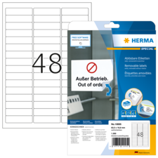 HERMA SPECIAL A4 Étiquettes amovibles