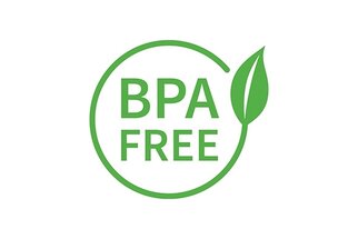 Texte : "Icône sans BPA, sans Bisphénol A, pour étiquettes thermiques