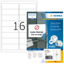 HERMA SPECIAL A4 Étiquettes amovibles