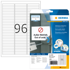 HERMA SPECIAL A4 Étiquettes amovibles