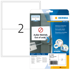 HERMA SPECIAL A4 Étiquettes amovibles