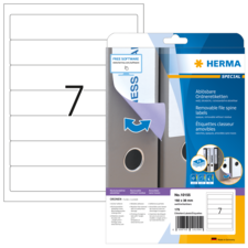 HERMA SPECIAL A4 Étiquettes classeur amovibles
