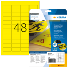 HERMA SPECIAL A4/A3 Étiquettes en plastique jaunes