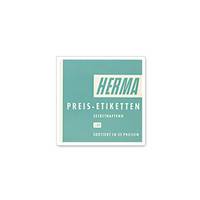 Étiquettes de prix HERMA, autocollantes, triées en 52 prix.