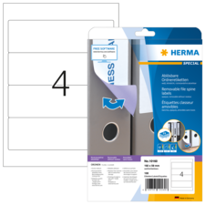 HERMA SPECIAL A4 Étiquettes classeur amovibles