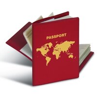 The translation of "Reisepasshülle" from German to French is "étui de passeport.