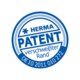 HERMA Patentstempel mit der Aufschrift "verschweißter Rand" und der Patentnummer DE10 2011 010 272.