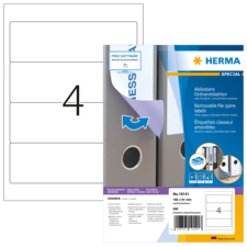 HERMA SPECIAL A4 Étiquettes classeur amovibles