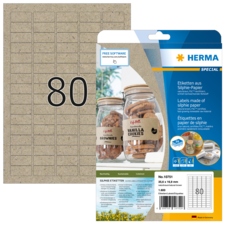 HERMA SPECIAL A4 Étiquettes en papier de silphie