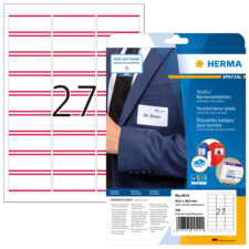 HERMA SPECIAL A4 Étiquettes badges/pour textiles