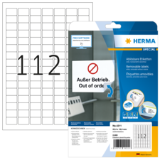 HERMA SPECIAL A4 Étiquettes amovibles