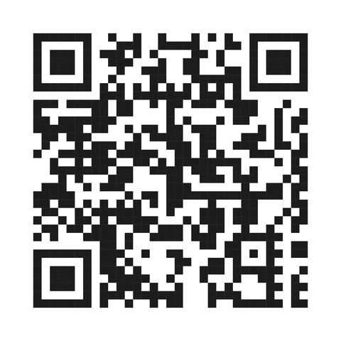QR-Code mit einem komplexen Muster aus schwarzen und weißen Quadraten, das Informationen oder Links speichern kann.