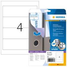 HERMA SPECIAL A4 Étiquettes classeur amovibles