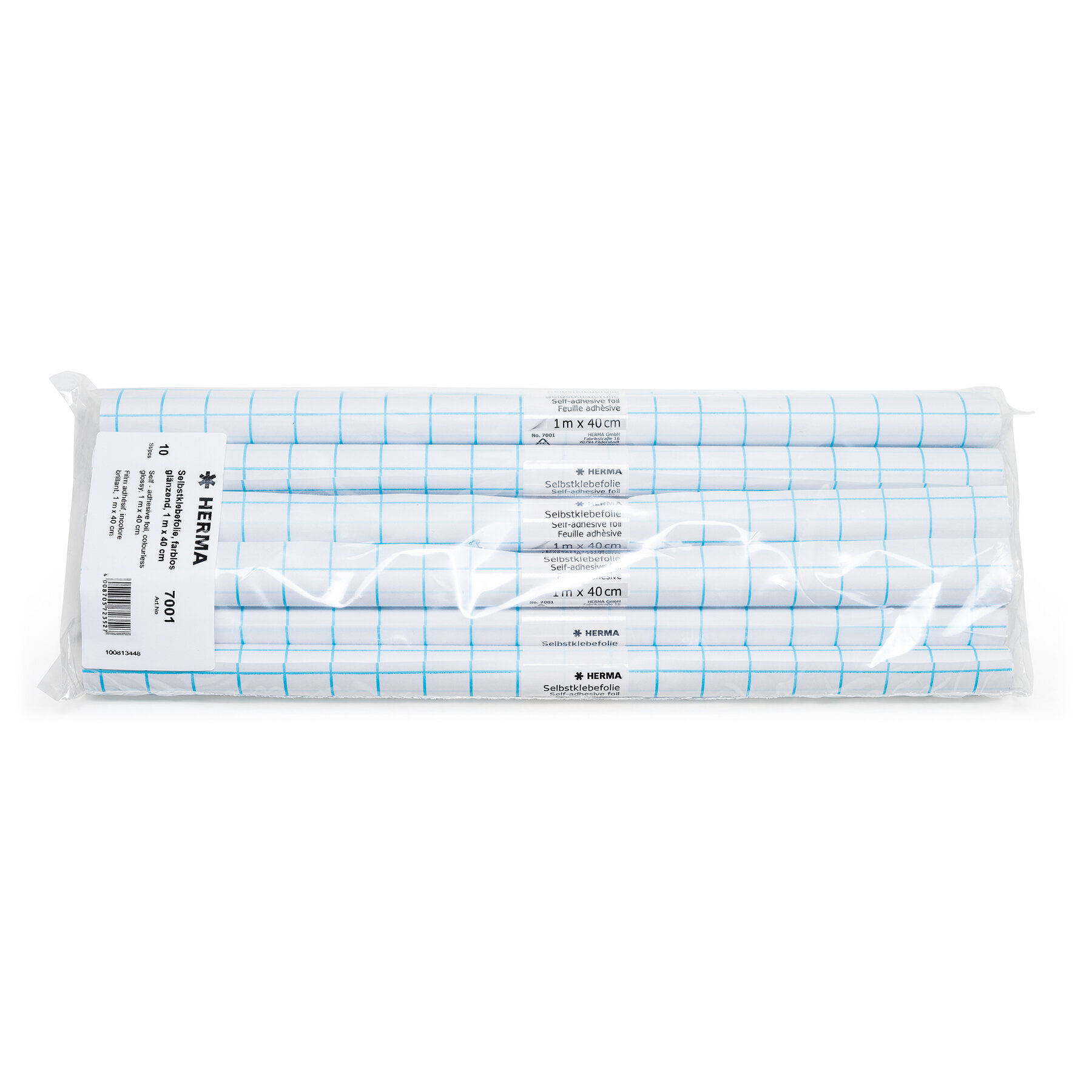 Film De Protection Autocollant - 1000mm X 10m, Transparent Mat, Repositionnable - Pour Livres, Documents
