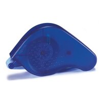 Translation: "Distributeur de ruban adhésif bleu