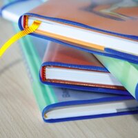 Pile de livres avec protection