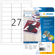 HERMA SPECIAL A4 Étiquettes de sécurité