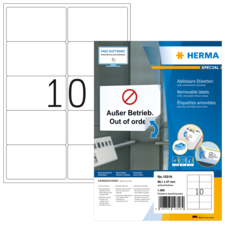 HERMA SPECIAL A4 Étiquettes amovibles
