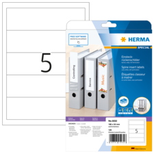 HERMA SPECIAL A4 Étiquettes classeur à insérer