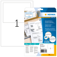 HERMA SPECIAL A4 Étiquette d'expédition+récépissé