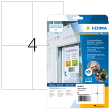 HERMA SPECIAL A4 Étiquettes résistantes blanches
