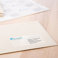 Étiquette d'adresse sur une enveloppe