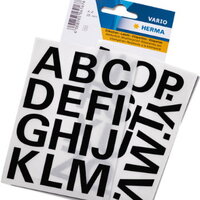 Autocollants lettres chiffres pré-imprimés